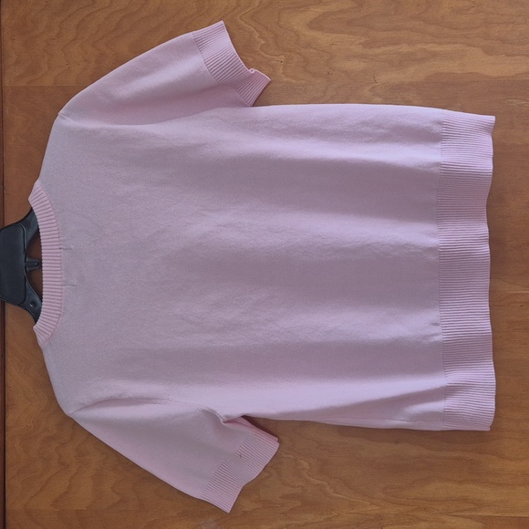 Karl Lagerfeld Paris Women's Bonjour Embellished Sweater Tee, Size L - Picture 8 of 13